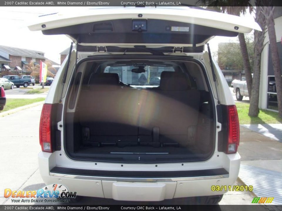 2007 Cadillac Escalade AWD White Diamond / Ebony/Ebony Photo #3