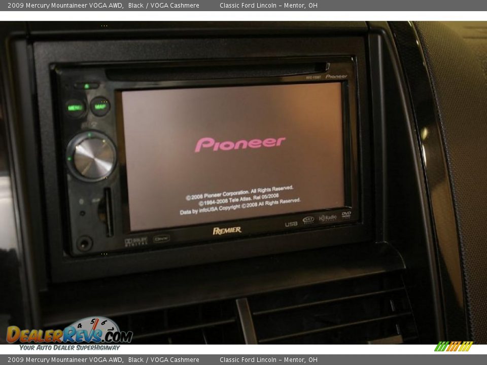 2009 Mercury Mountaineer VOGA AWD Black / VOGA Cashmere Photo #15