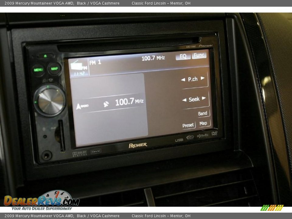 2009 Mercury Mountaineer VOGA AWD Black / VOGA Cashmere Photo #16