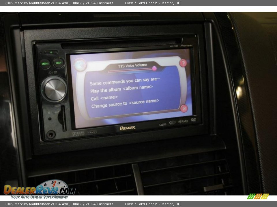 2009 Mercury Mountaineer VOGA AWD Black / VOGA Cashmere Photo #18