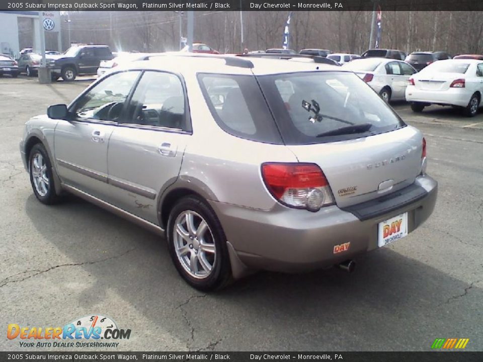 2005 Subaru Impreza Outback Sport Wagon Platinum Silver Metallic / Black Photo #3