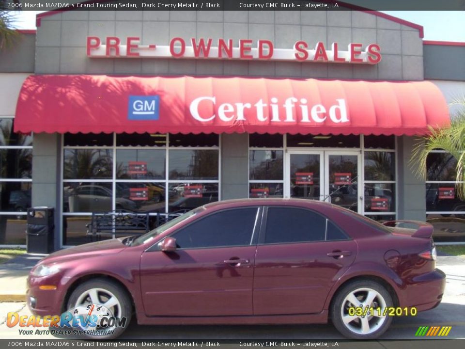 2006 Mazda MAZDA6 s Grand Touring Sedan Dark Cherry Metallic / Black Photo #1