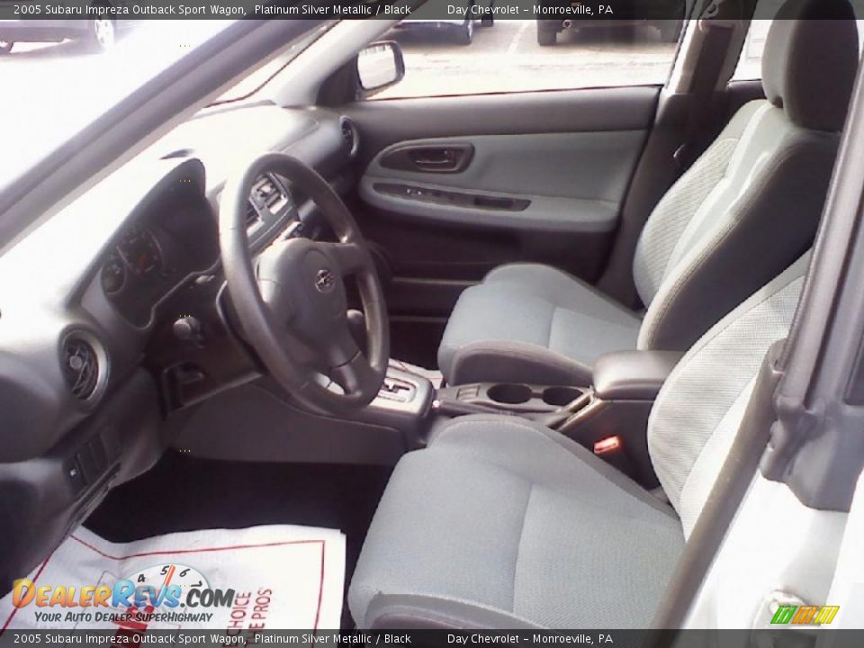 2005 Subaru Impreza Outback Sport Wagon Platinum Silver Metallic / Black Photo #5