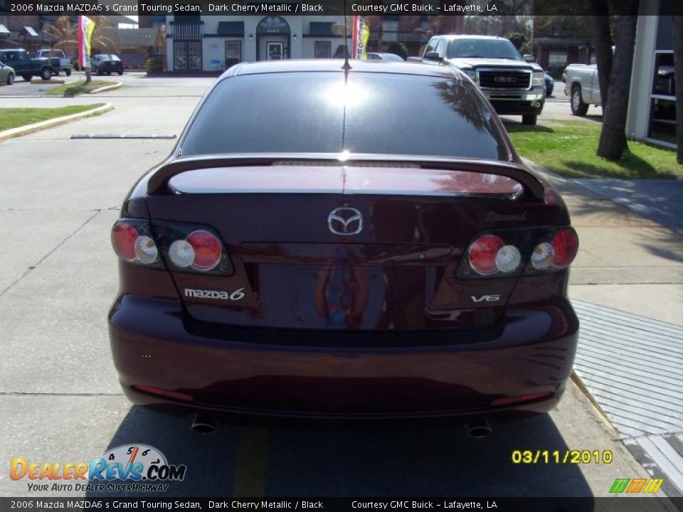 2006 Mazda MAZDA6 s Grand Touring Sedan Dark Cherry Metallic / Black Photo #2
