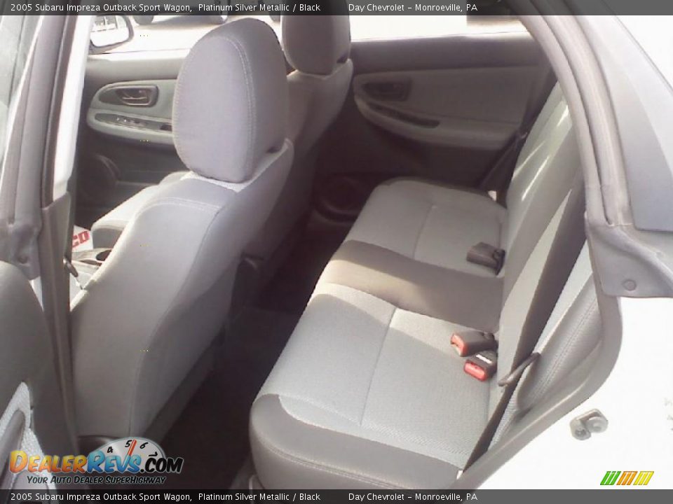 2005 Subaru Impreza Outback Sport Wagon Platinum Silver Metallic / Black Photo #6
