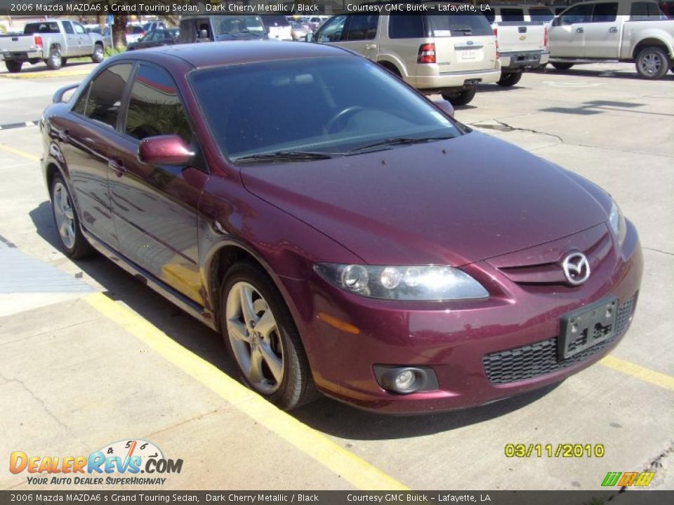 2006 Mazda MAZDA6 s Grand Touring Sedan Dark Cherry Metallic / Black Photo #5