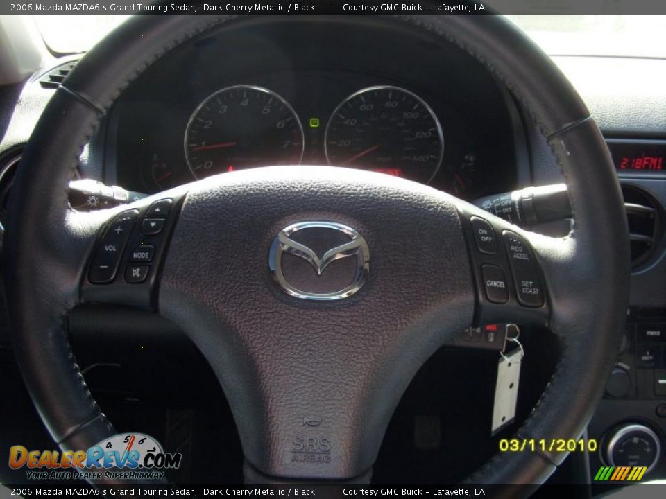 2006 Mazda MAZDA6 s Grand Touring Sedan Dark Cherry Metallic / Black Photo #7