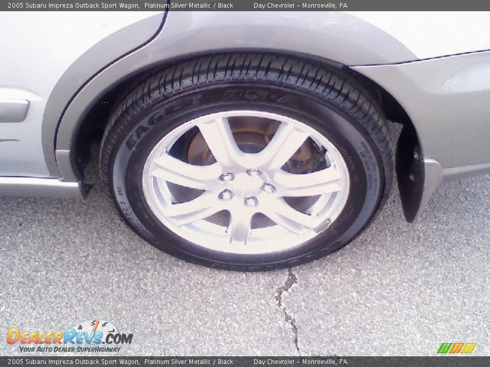 2005 Subaru Impreza Outback Sport Wagon Platinum Silver Metallic / Black Photo #12