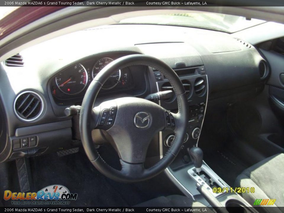 2006 Mazda MAZDA6 s Grand Touring Sedan Dark Cherry Metallic / Black Photo #9