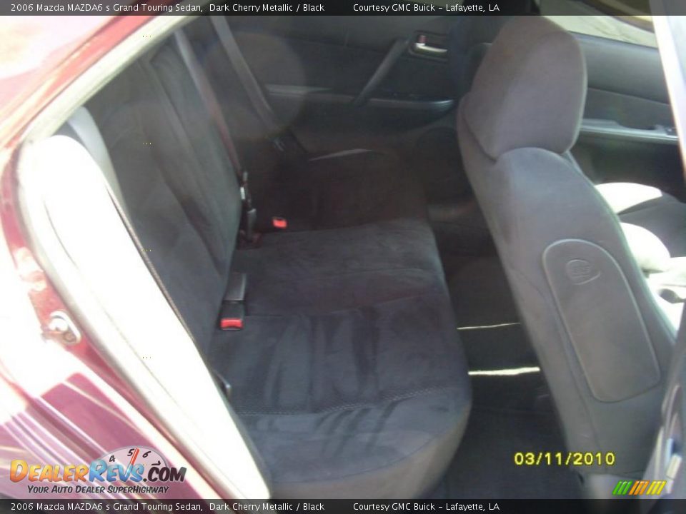 2006 Mazda MAZDA6 s Grand Touring Sedan Dark Cherry Metallic / Black Photo #11