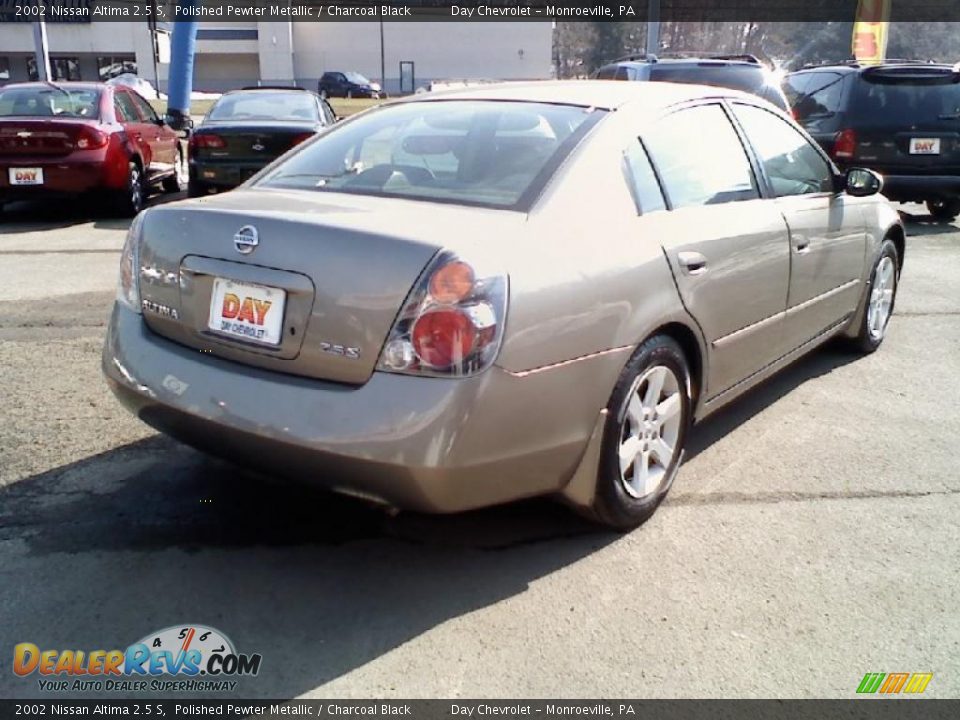 2002 Nissan Altima 2.5 S Polished Pewter Metallic / Charcoal Black Photo #2