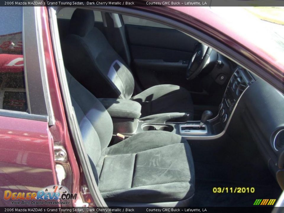 2006 Mazda MAZDA6 s Grand Touring Sedan Dark Cherry Metallic / Black Photo #12