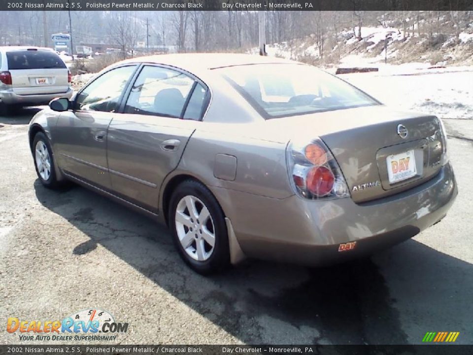 2002 Nissan Altima 2.5 S Polished Pewter Metallic / Charcoal Black Photo #3