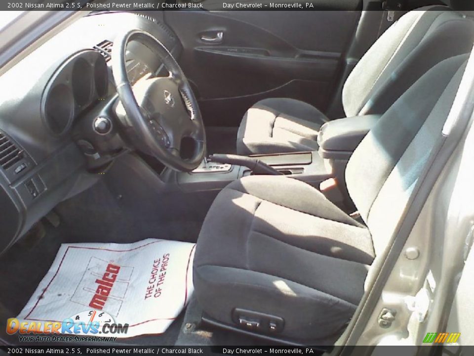 2002 Nissan Altima 2.5 S Polished Pewter Metallic / Charcoal Black Photo #5