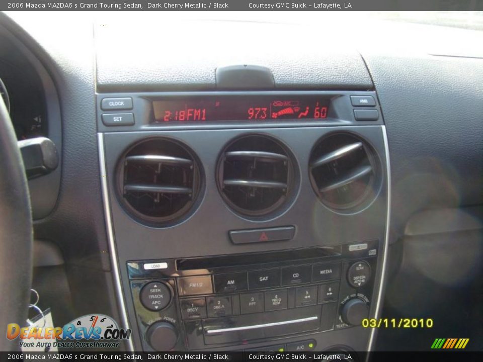 2006 Mazda MAZDA6 s Grand Touring Sedan Dark Cherry Metallic / Black Photo #15