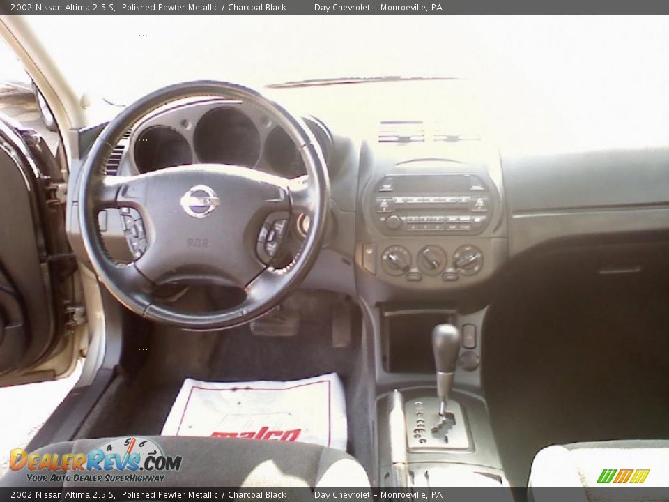 2002 Nissan Altima 2.5 S Polished Pewter Metallic / Charcoal Black Photo #7