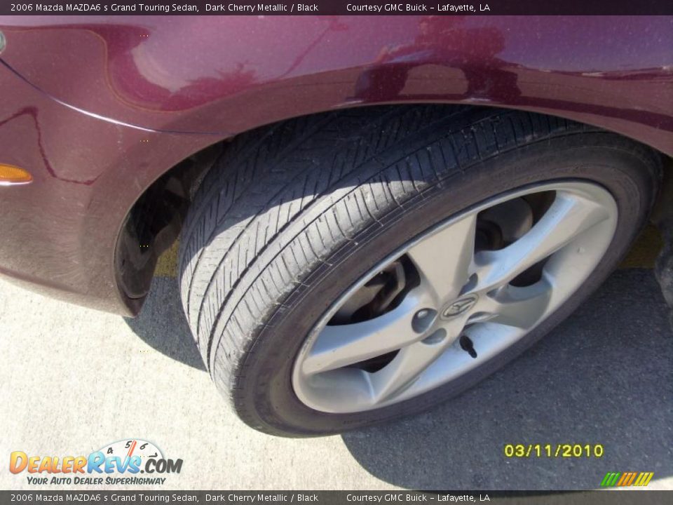 2006 Mazda MAZDA6 s Grand Touring Sedan Dark Cherry Metallic / Black Photo #17