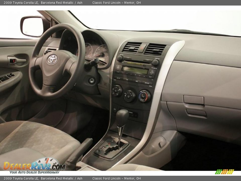 2009 Toyota Corolla LE Barcelona Red Metallic / Ash Photo #15