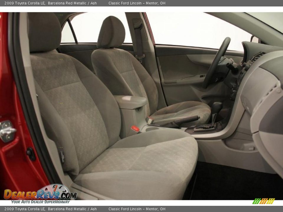 2009 Toyota Corolla LE Barcelona Red Metallic / Ash Photo #16