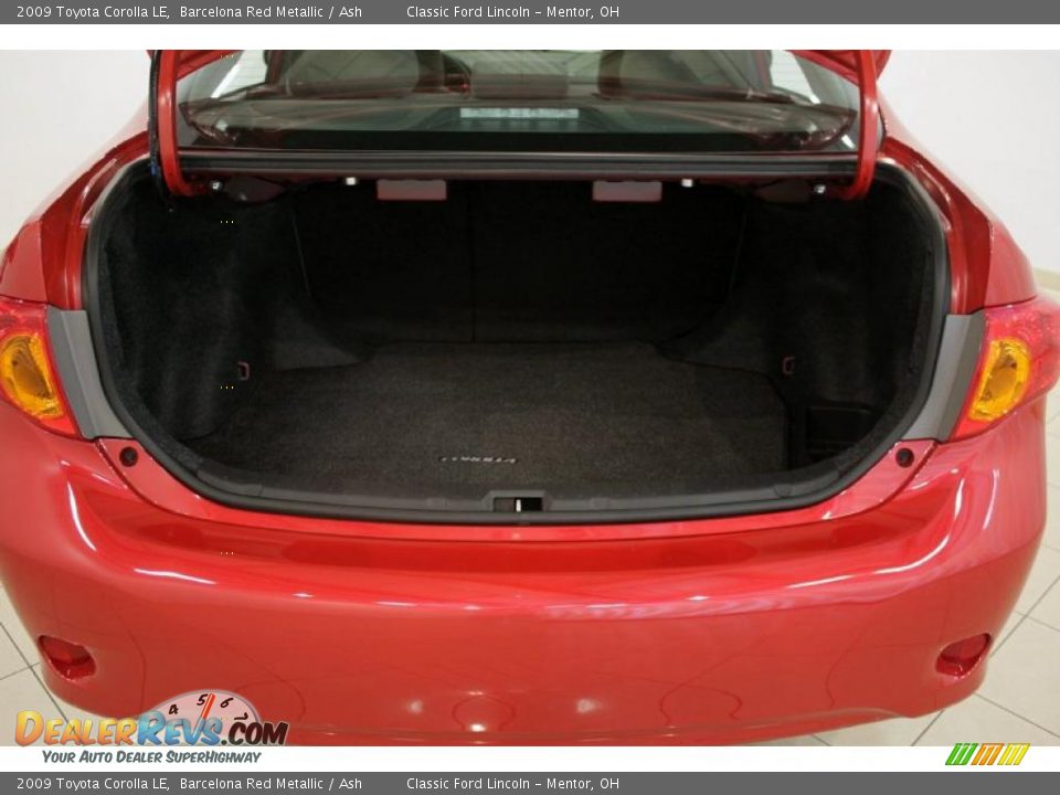 2009 Toyota Corolla LE Barcelona Red Metallic / Ash Photo #20