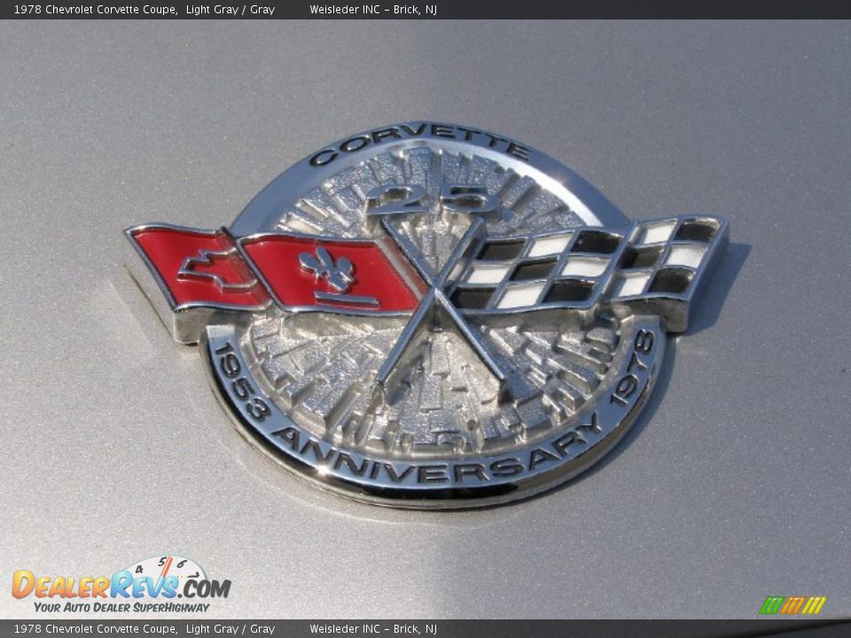 1978 Chevrolet Corvette Coupe Light Gray / Gray Photo #2