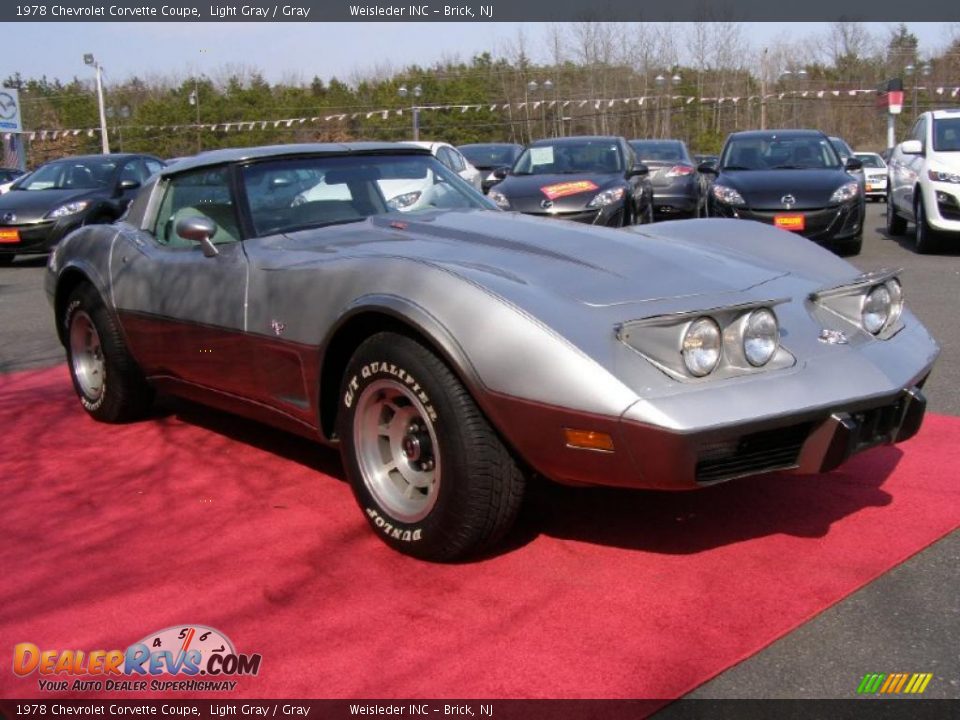 1978 Chevrolet Corvette Coupe Light Gray / Gray Photo #9