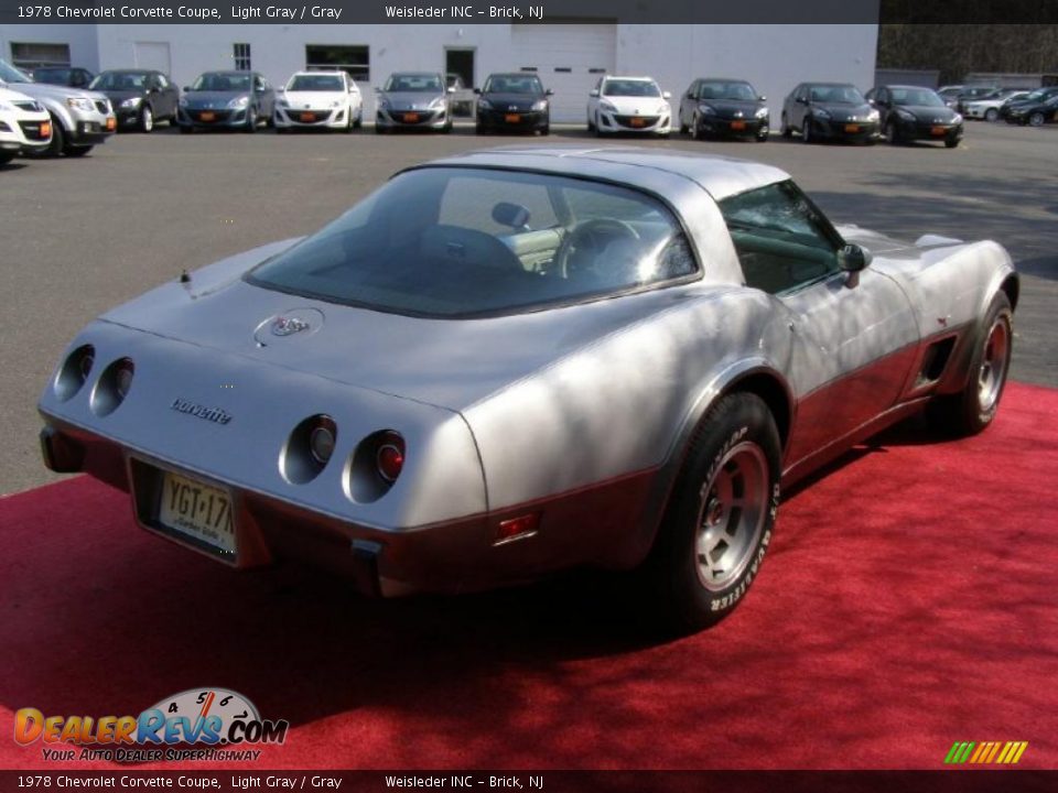 1978 Chevrolet Corvette Coupe Light Gray / Gray Photo #12