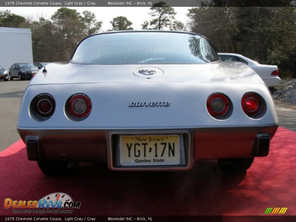 1978 Chevrolet Corvette Coupe Light Gray / Gray Photo #13