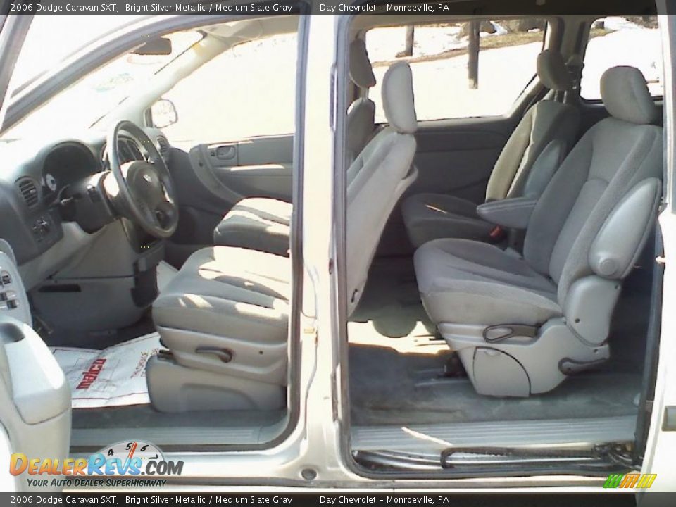 2006 Dodge Caravan SXT Bright Silver Metallic / Medium Slate Gray Photo #5