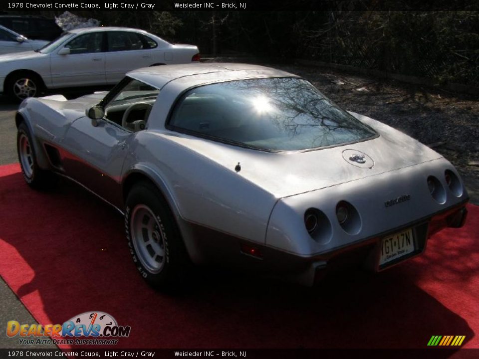 1978 Chevrolet Corvette Coupe Light Gray / Gray Photo #14