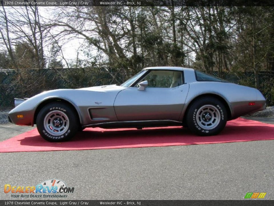 1978 Chevrolet Corvette Coupe Light Gray / Gray Photo #17
