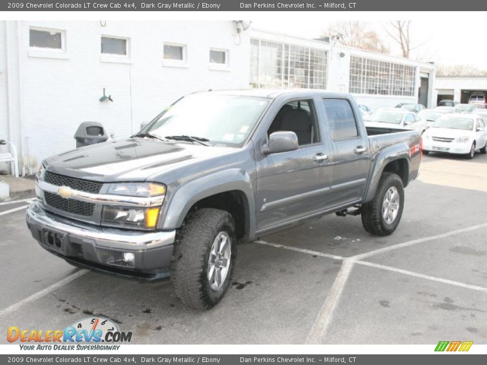 2009 Chevrolet Colorado LT Crew Cab 4x4 Dark Gray Metallic / Ebony Photo #1