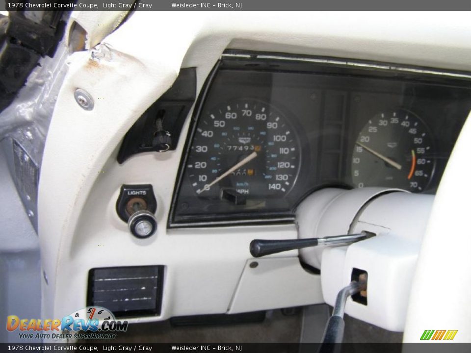 1978 Chevrolet Corvette Coupe Light Gray / Gray Photo #25