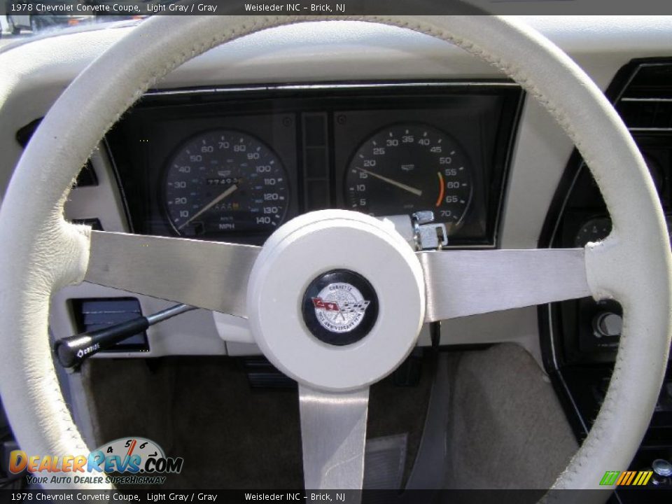 1978 Chevrolet Corvette Coupe Light Gray / Gray Photo #26