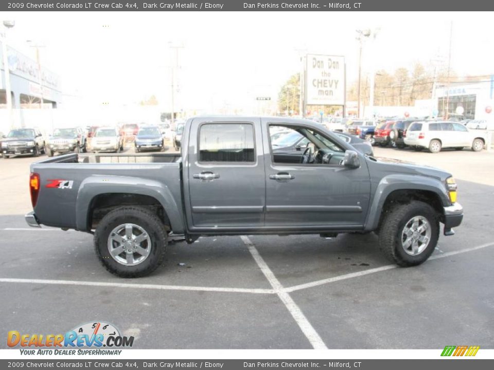 2009 Chevrolet Colorado LT Crew Cab 4x4 Dark Gray Metallic / Ebony Photo #4