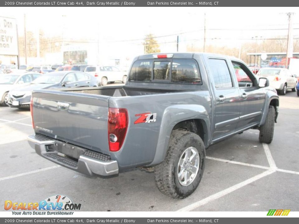 2009 Chevrolet Colorado LT Crew Cab 4x4 Dark Gray Metallic / Ebony Photo #5