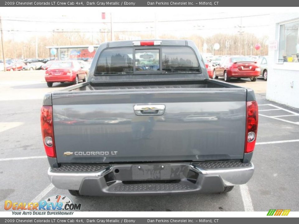 2009 Chevrolet Colorado LT Crew Cab 4x4 Dark Gray Metallic / Ebony Photo #6