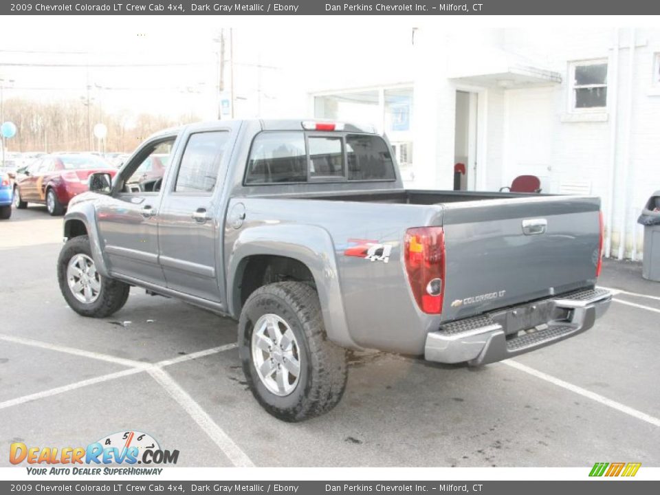 2009 Chevrolet Colorado LT Crew Cab 4x4 Dark Gray Metallic / Ebony Photo #8
