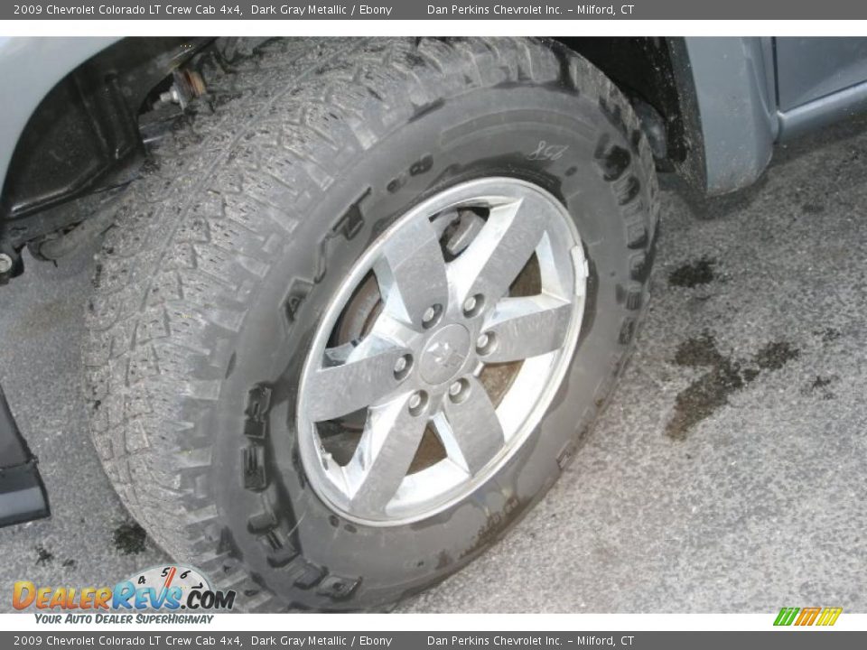 2009 Chevrolet Colorado LT Crew Cab 4x4 Dark Gray Metallic / Ebony Photo #9