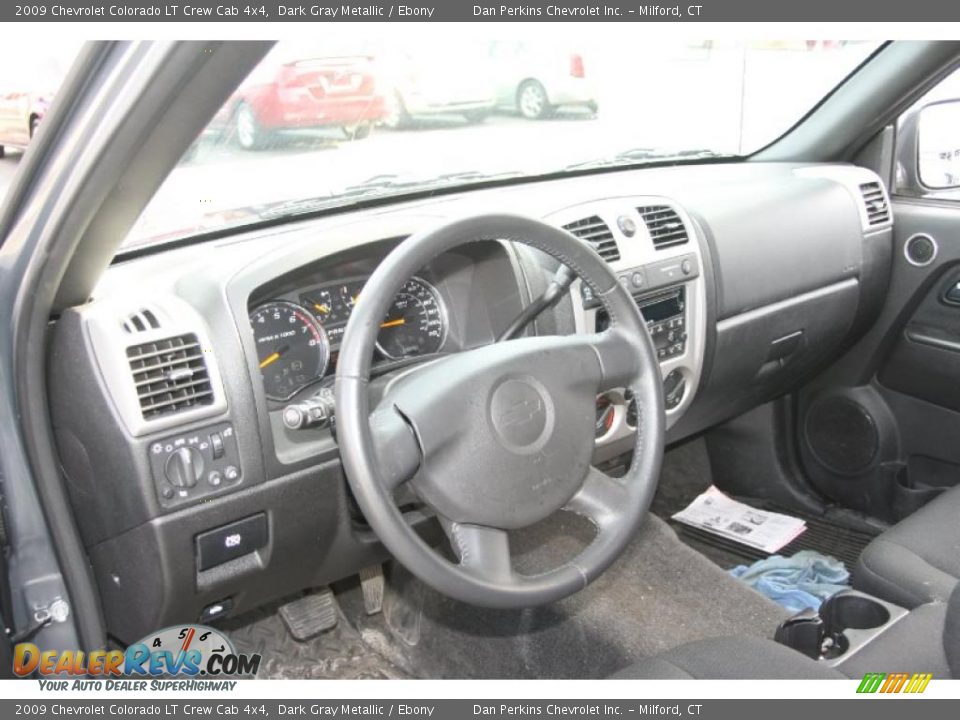 2009 Chevrolet Colorado LT Crew Cab 4x4 Dark Gray Metallic / Ebony Photo #10