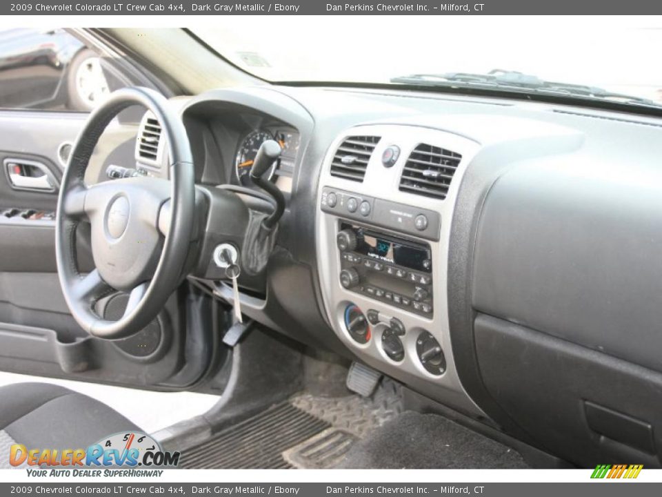2009 Chevrolet Colorado LT Crew Cab 4x4 Dark Gray Metallic / Ebony Photo #11