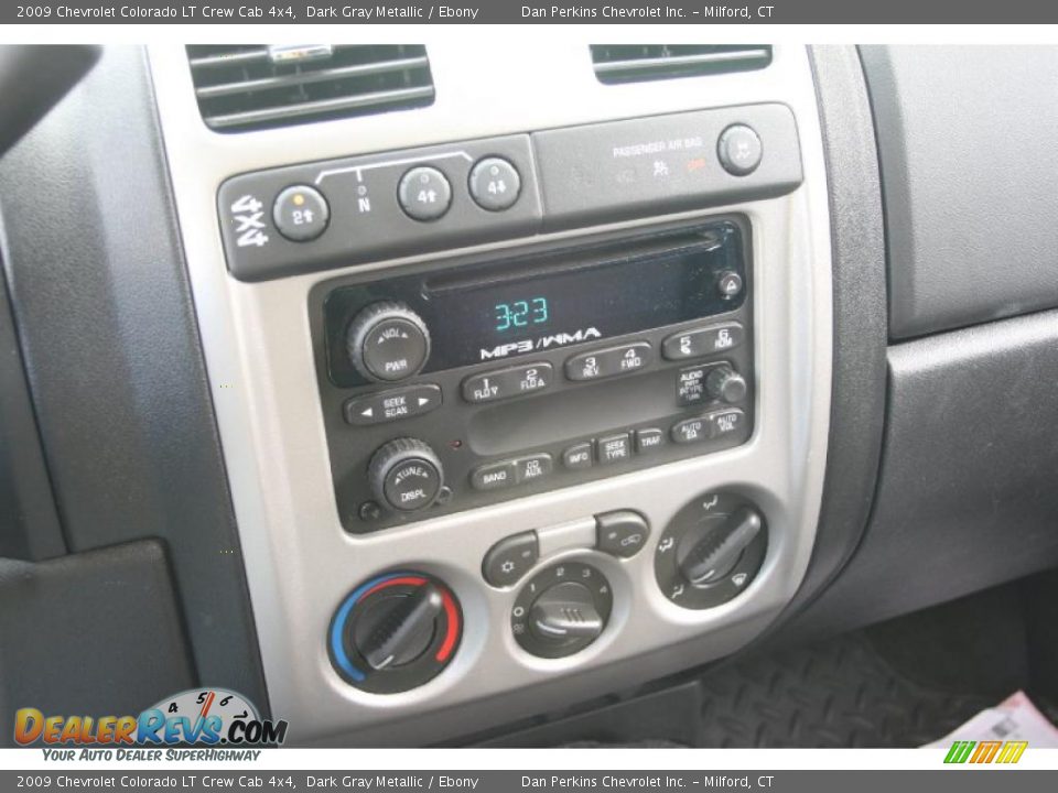 2009 Chevrolet Colorado LT Crew Cab 4x4 Dark Gray Metallic / Ebony Photo #12