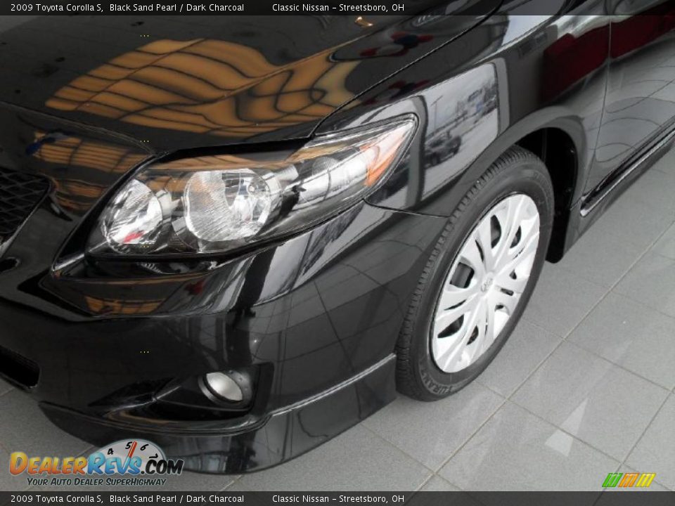 2009 Toyota Corolla S Black Sand Pearl / Dark Charcoal Photo #5