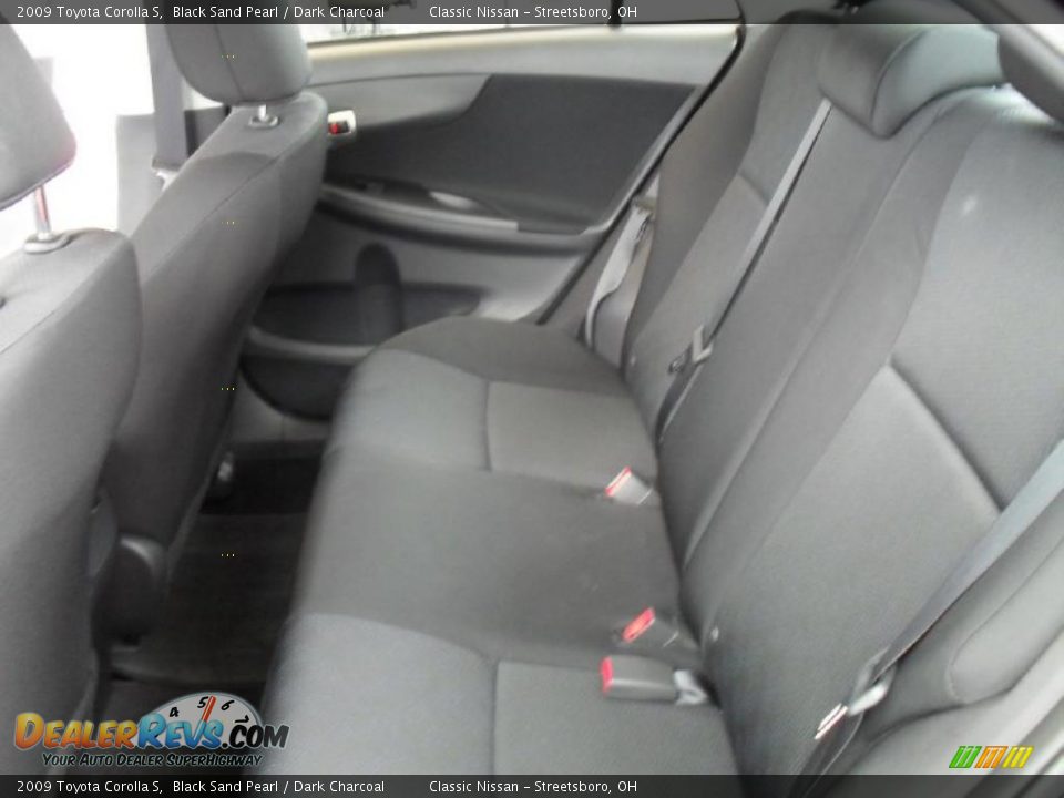 2009 Toyota Corolla S Black Sand Pearl / Dark Charcoal Photo #16