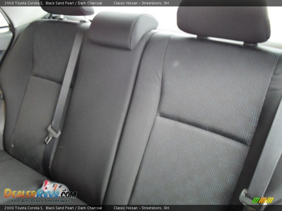 2009 Toyota Corolla S Black Sand Pearl / Dark Charcoal Photo #17
