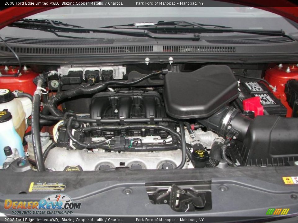 2008 Ford Edge Limited AWD Blazing Copper Metallic / Charcoal Photo #8