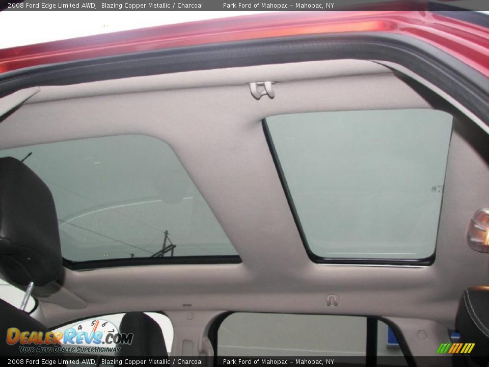 2008 Ford Edge Limited AWD Blazing Copper Metallic / Charcoal Photo #13