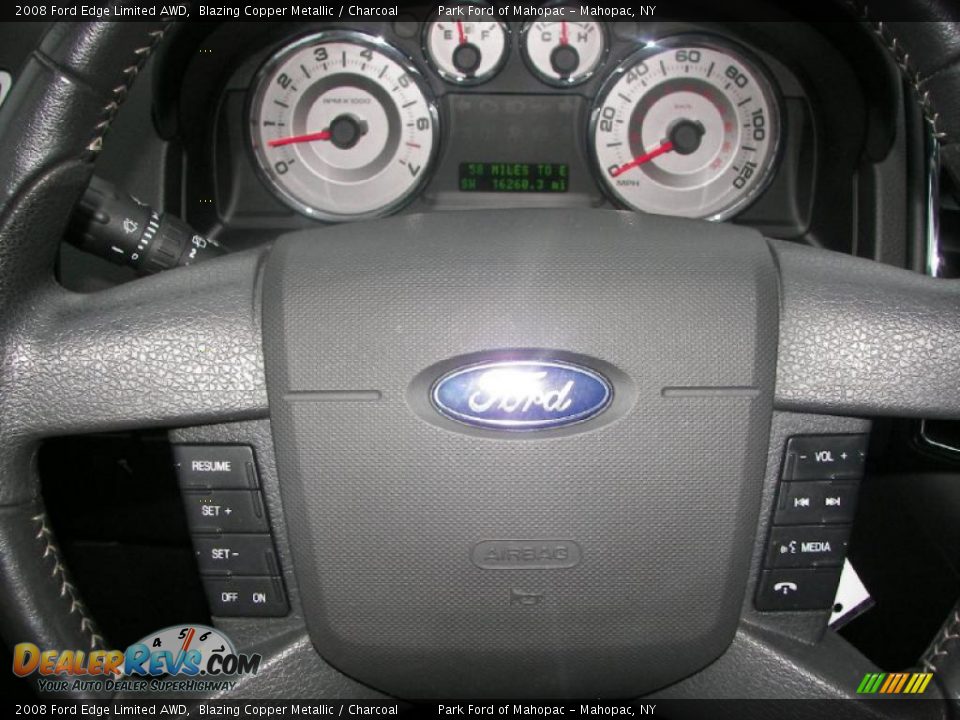 2008 Ford Edge Limited AWD Blazing Copper Metallic / Charcoal Photo #15