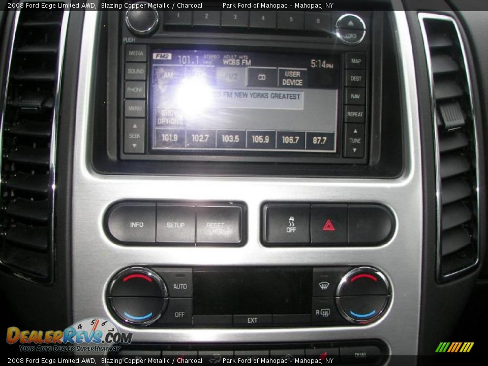 2008 Ford Edge Limited AWD Blazing Copper Metallic / Charcoal Photo #16