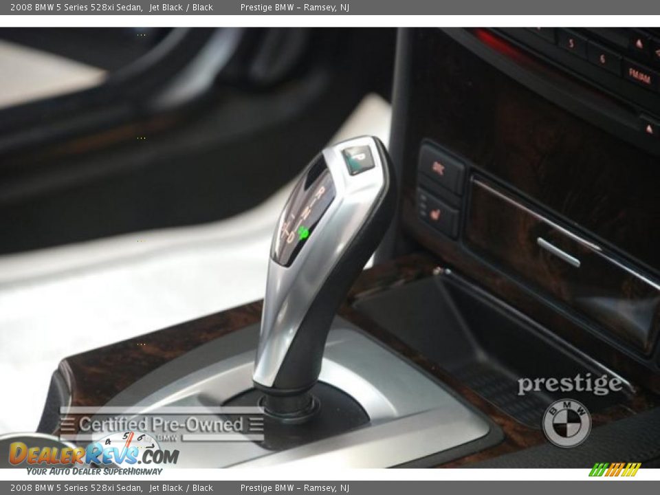 2008 BMW 5 Series 528xi Sedan Jet Black / Black Photo #18